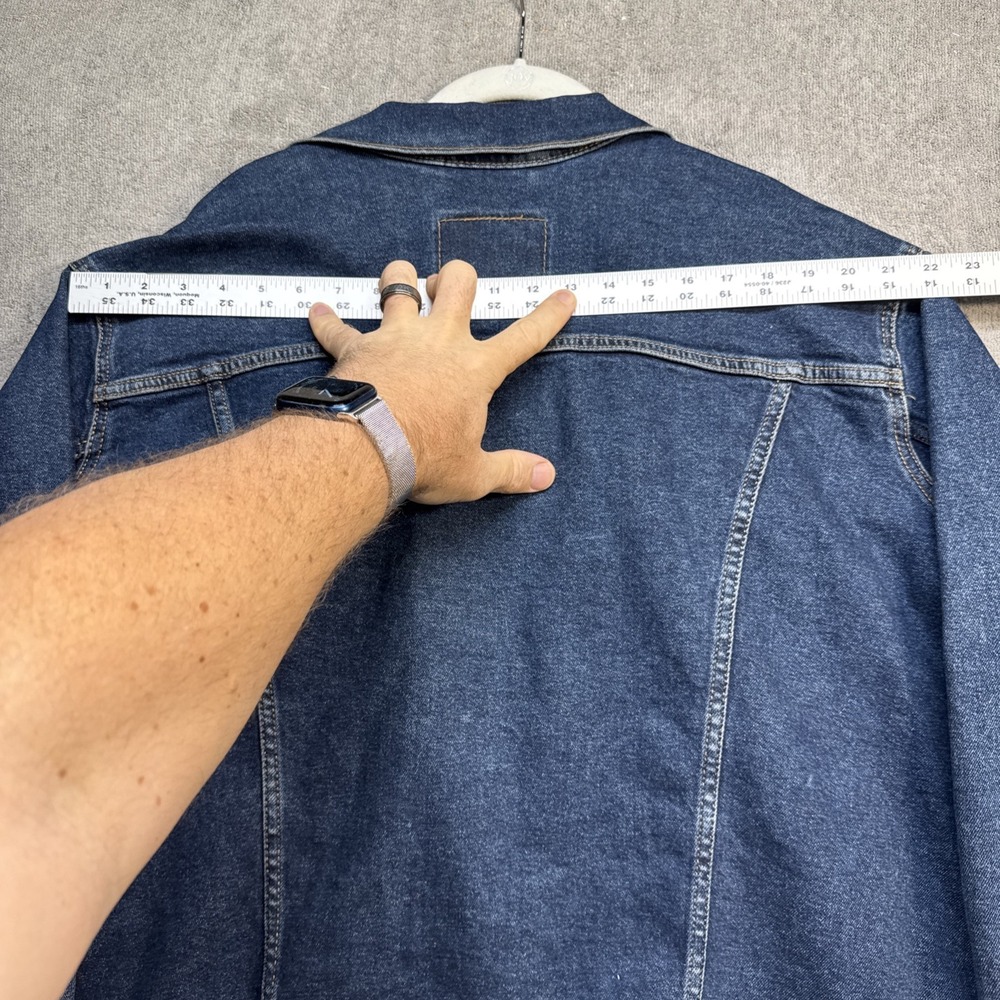 Levi's Men's‎ Trucker Jacket XXL Denim Blue Classic Jean Coat Levi Strauss - Picture 12 of 14
